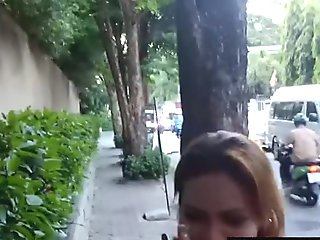 EXCLUSIVE Asian hooker SMASHED hardcore by LARGE white cock