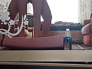 Kazakh couple makes home video