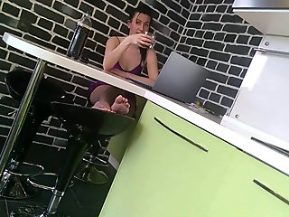 Mom Talks a Lot and Pisses a Lot. you will look at her Legs GinnaGg