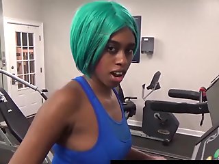 Slim Ebony Naked Butt Walking In Public Gym Booty Cheeks Bouncing Young Sexy Ass