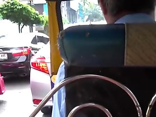 Naughty Asian teen loves to ride sextourist huge cock!