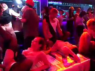 Cute dolls blow penis and enjoy plowing and gangbang