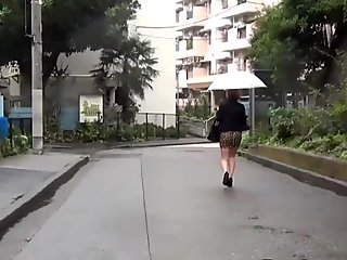 Teens urinate in public