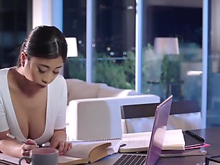 VIXEN Young Asian Student Has Passionate Sex With Neighbor