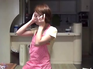 Slender asian toys her hairy cunt and orgasms