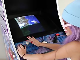 Bendy little teen asian